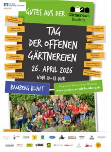 Titel des Programmheftes für den Tag der offenen Gärtnereien am 26. April 2026.